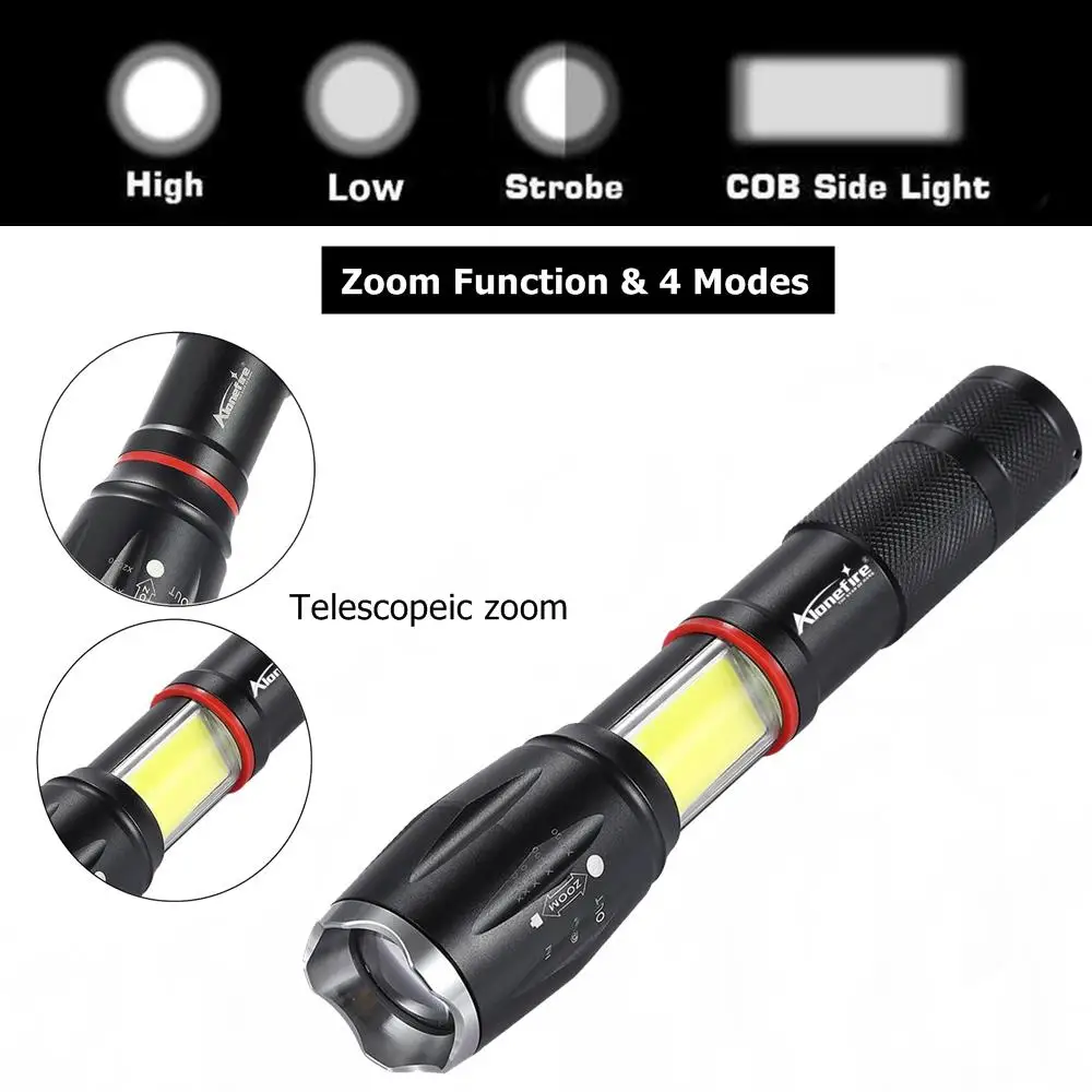 AloneFire G701 CREE XM L T6 светодиодный фонарик 5000лм алюминиевый водонепроницаемый