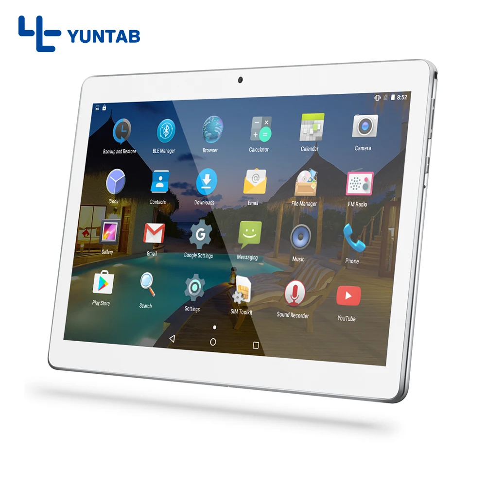 Yuntab K107 планшет Android 5 1 сенсорный экран 1280*800 четырехъядерный с двойной камерой и