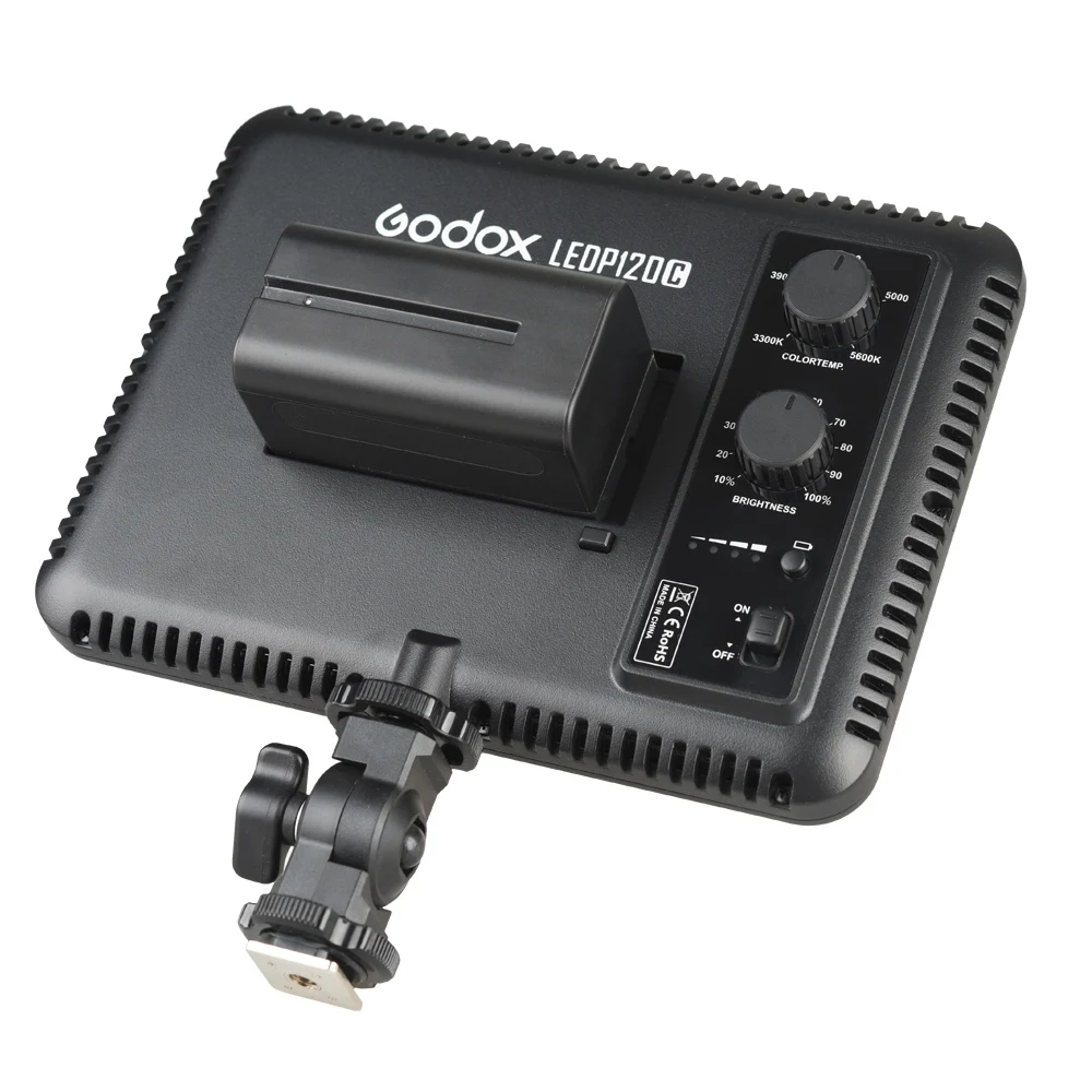 Godox LED P120 C портативный Диммируемый светодиодный видео свет с регулируемой