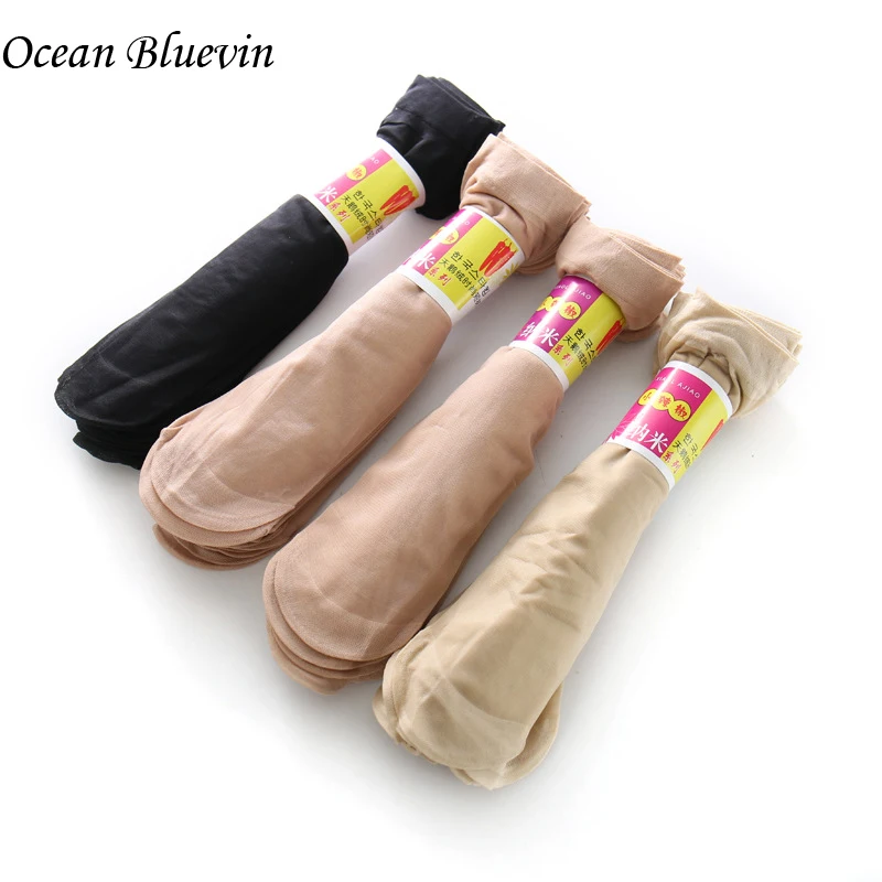 Модные новые женские летние осенние шелковые носки 10 цветов многоцветные