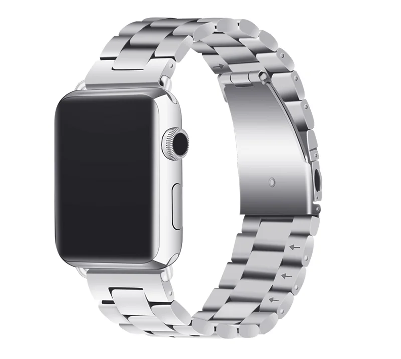 Apple Watch ремешок 38 мм 42 мм модный металлический спортивный браслет из нержавеющей стали ремешок для iWatch серии 4 3 2 1 WatchbandsAW06