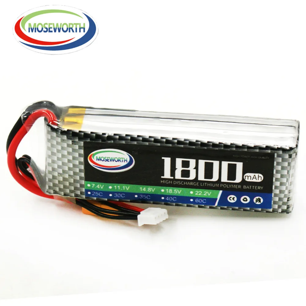 Нано-батареи 3S 11 1 В 1800 мАч 60C RC Дрон LiPo батарея для радиоуправляемого вертолета