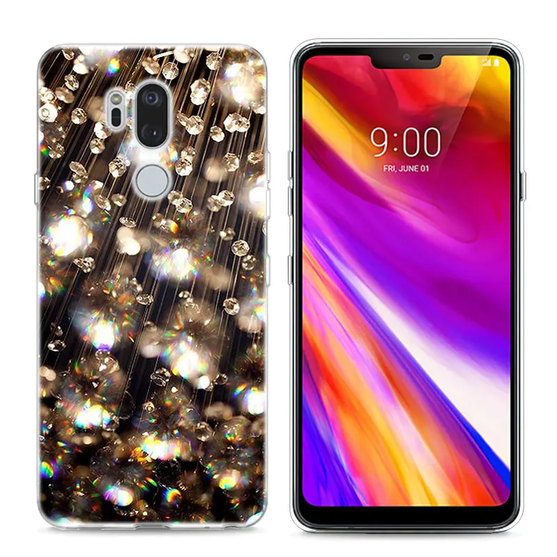 Style 13 Мягкий прозрачный силиконовый чехол для LG K50 K40 Q8 Q7 Q6 V50 V40 V35 V30 V20 G8 G7 G6 G5 ThinQ Мини Q чехол со стилусом стиль 0193A - Цвет: Style 13