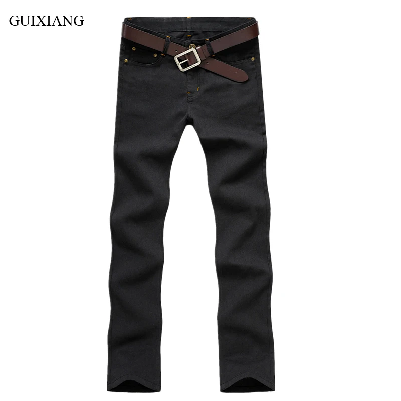 2018 г. GUIXIANG новый стиль мужские повседневные хлопковые джинсовые брюки для отдыха