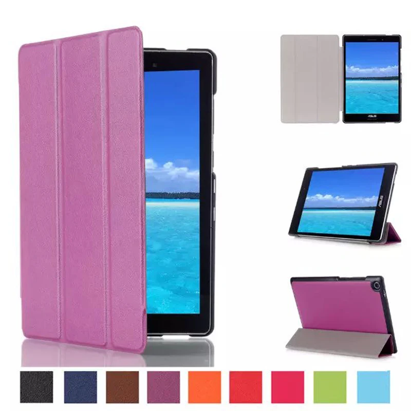 Ультратонкий чехол книжка из искусственной кожи с подставкой для ASUS Zenpad S 8 0 Z580