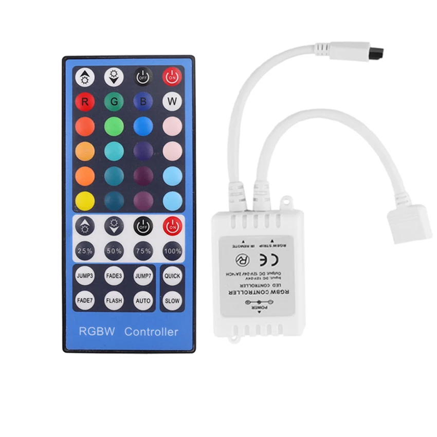 Пульт дистанционного управления DC 12 В ИК 24Key 44Key 40key для SMD 5050 3528 RGB RGBW Светодиодная