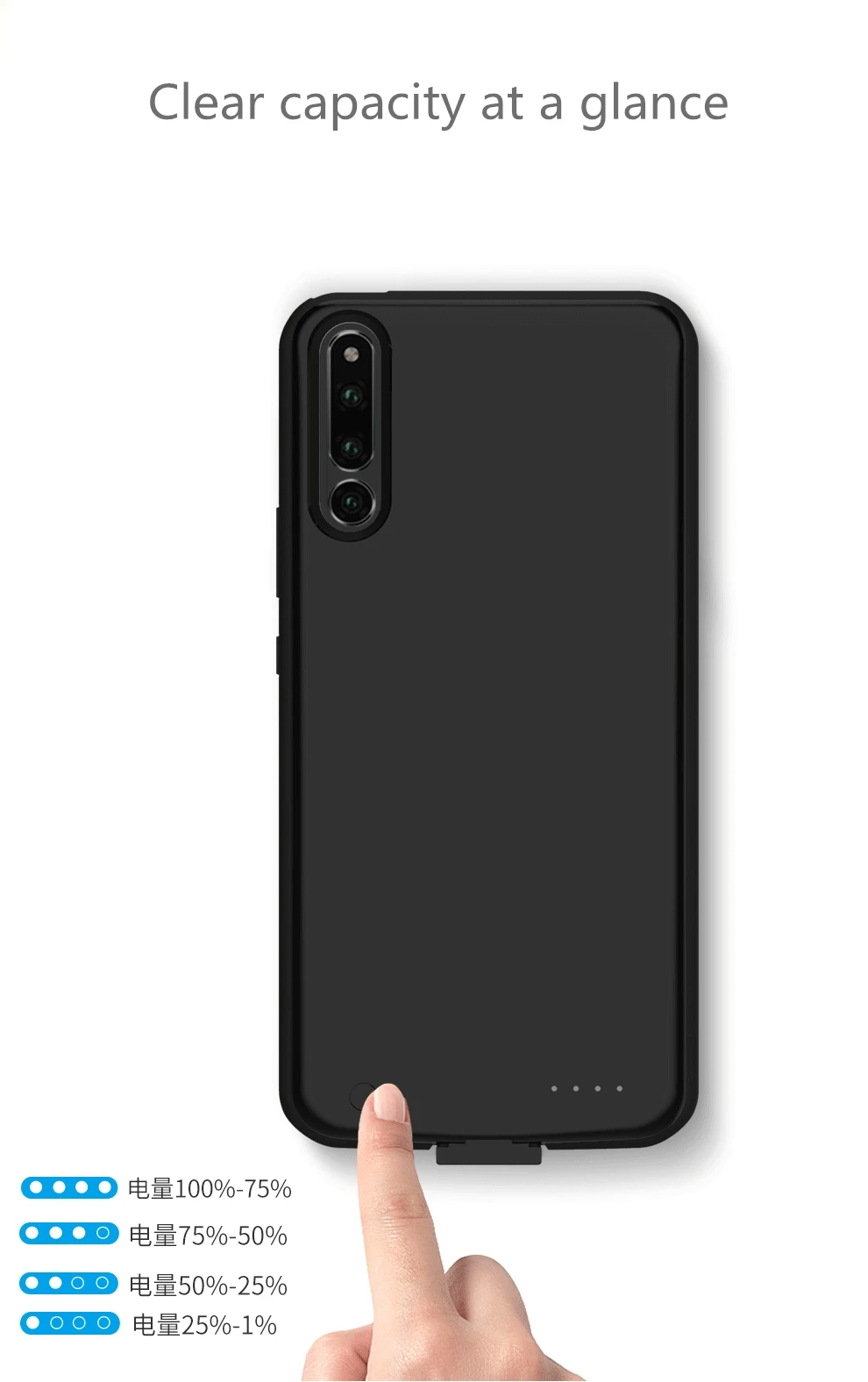 6500 мАч запасной аккумулятор Перезаряжаемый чехол для huawei Honor magic 2 power Bank пакет чехол зарядное устройство чехол для телефона для Honor magic2