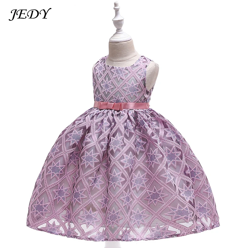 New Summer 4 To 13 Years Little Girls Pure Cotton Lining Party Costume Dress Kids Baby Princess Dresses 5 6 7 8 9 10 11 12 Year | Детская