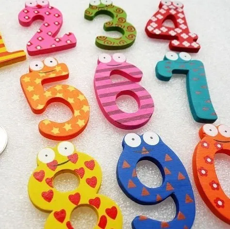 Горячая продажа 10 шт. магниты на холодильник Магнитные деревянные