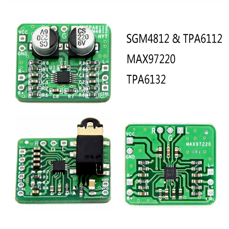 SGM4812 TPA6132 MAX97220 дифференциальный сбалансированный стерео усилитель для