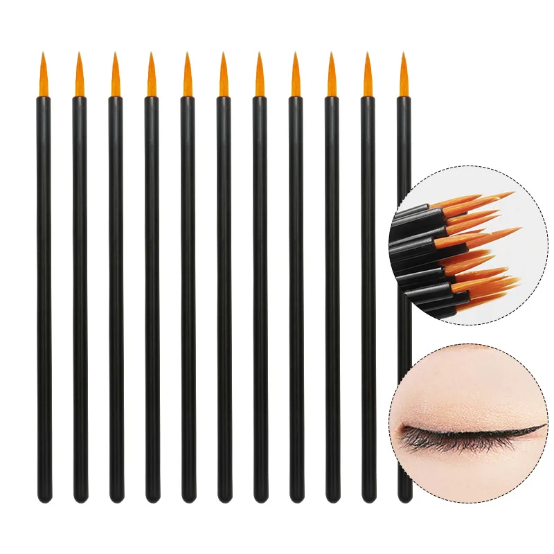 

Disposable Eyeliner Brushes Individual Applicator Superfine Fibre Eye Liner Makeup Brush Cosmetics Beauty Tool Maquiagem 1000pcs
