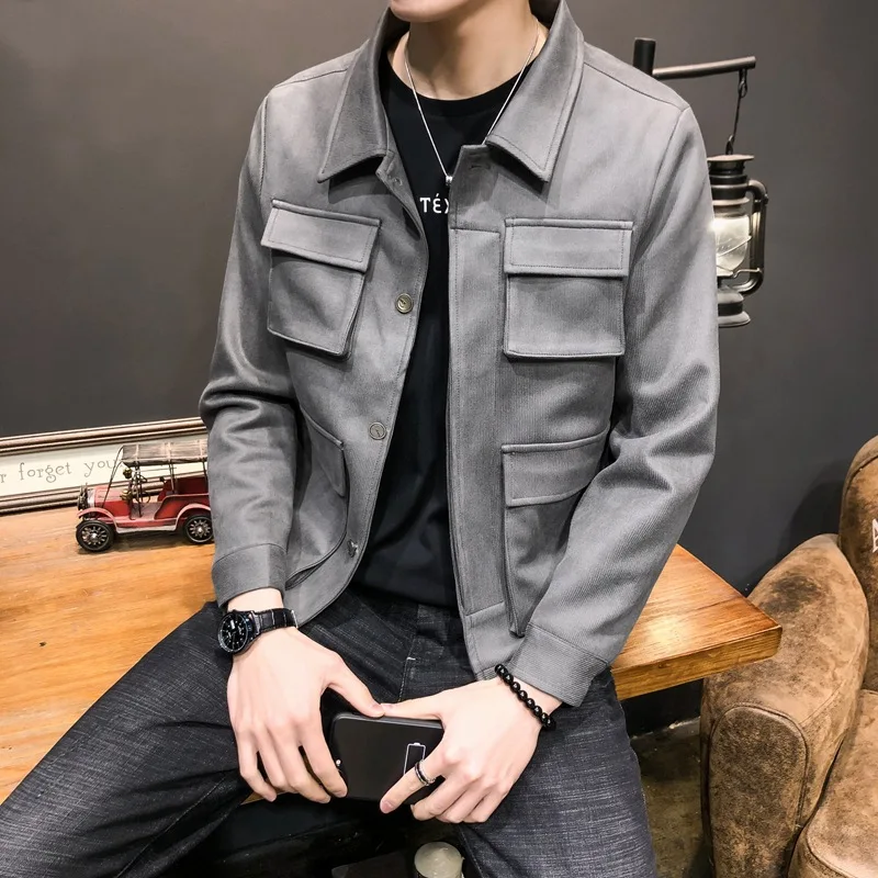 Мужская Всесезонная Куртка 2019 пальто для выращивания морали отдыха прямая