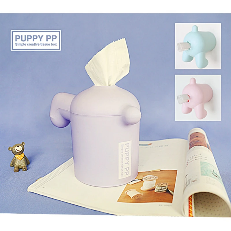Бумажная коробка держатель рулона бумаги креативная милая собака пластиковый