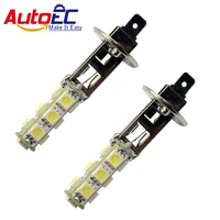AutoEC 100 X H1 13 SMD 5050 White Driving Signal Fog LED Car Light Bulb Lamp Auto car bulbs Car Light Source parking 12V #LJ01