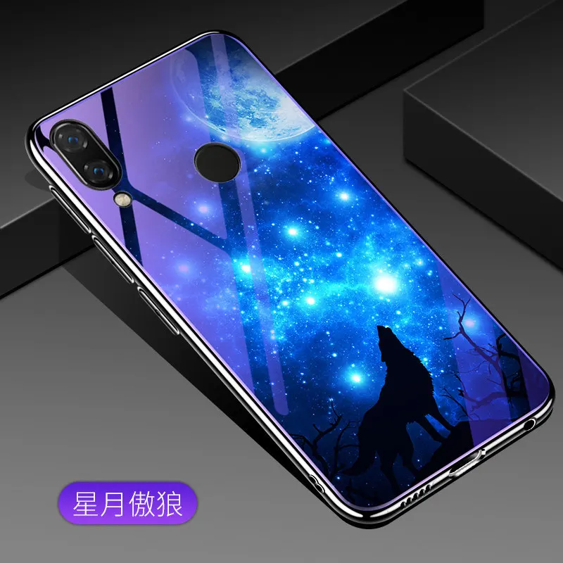Чехол для Xiaomi Redmi Note 7 Чехол из закаленного стекла задняя крышка для Xiaomi Redmi Note 7 3 5 8 K20 Pro 8A 6A 7A Plus Pro Чехол - Цвет: A