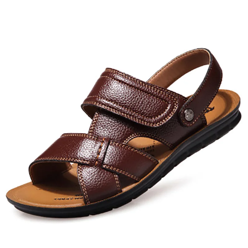 Men Sandals Breathable Casual Shoe Slip On Summer Slippers Male Shoes Sandalias Hombre Flats Gladiator Beach | Обувь