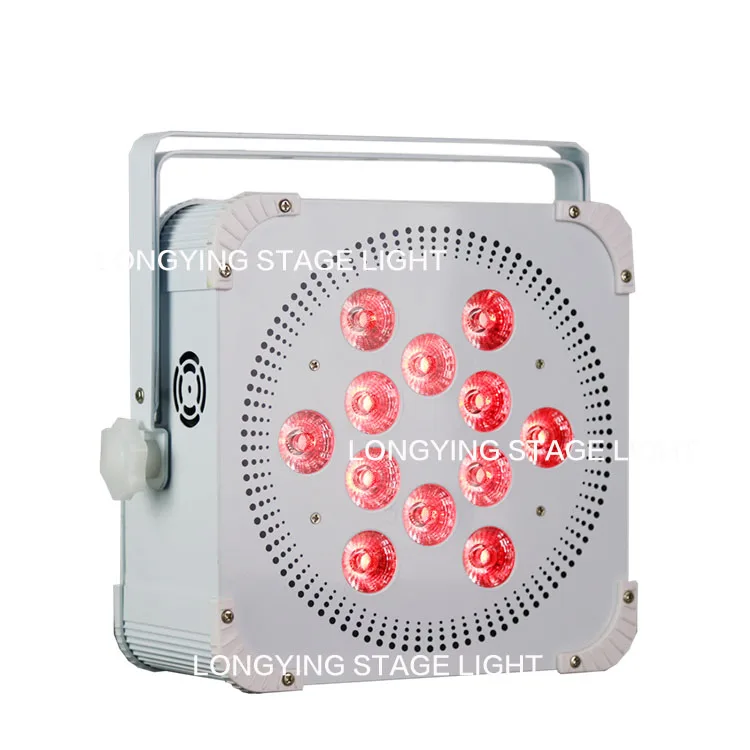 Бесплатная доставка 10 шт./лот 12x18 Вт RGBWA + UV 6 в 1 DMX 6/10 канальный беспроводной