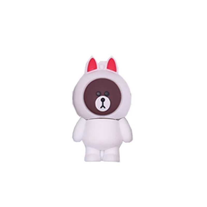 M7 usb флешка animado мультфильм милый медведь Флеш накопитель 4 GB 8 GB 16 Гб, 32 ГБ, 64 ГБ Флеш накопитель кролик memory stick флешка - Цвет: M7
