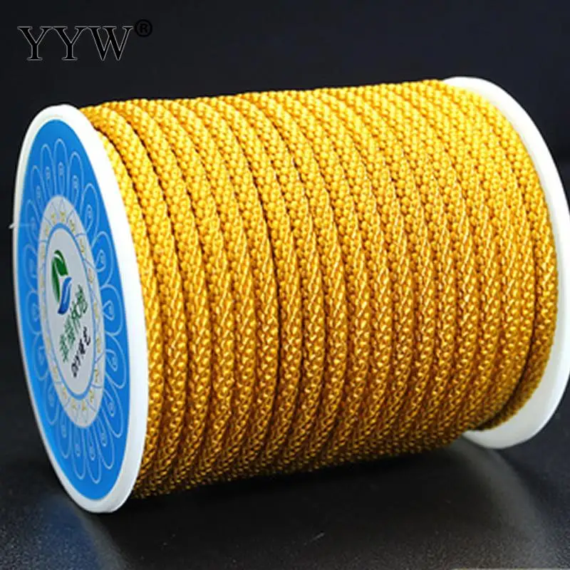 13 м/лот 3,5 мм нейлоновый шнур шелковая нить китайский узел макраме проволочный шнур браслет плетеный шнур DIY кисточки вышивка бисером Изготовление ювелирных изделий