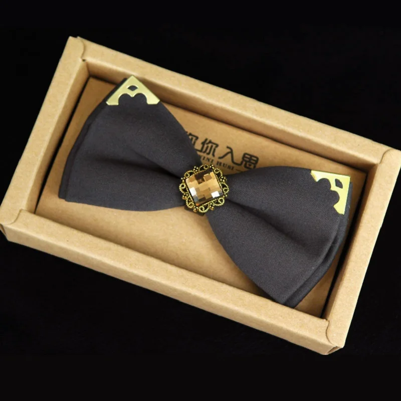 

2020 new FASHION diamond men's bow ties butterfly neckties cravat BOWTIE