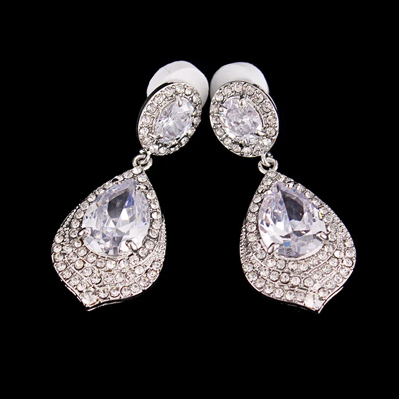 Роскошные Австрийские кристаллы модные ювелирные изделия серьги-гвоздики в