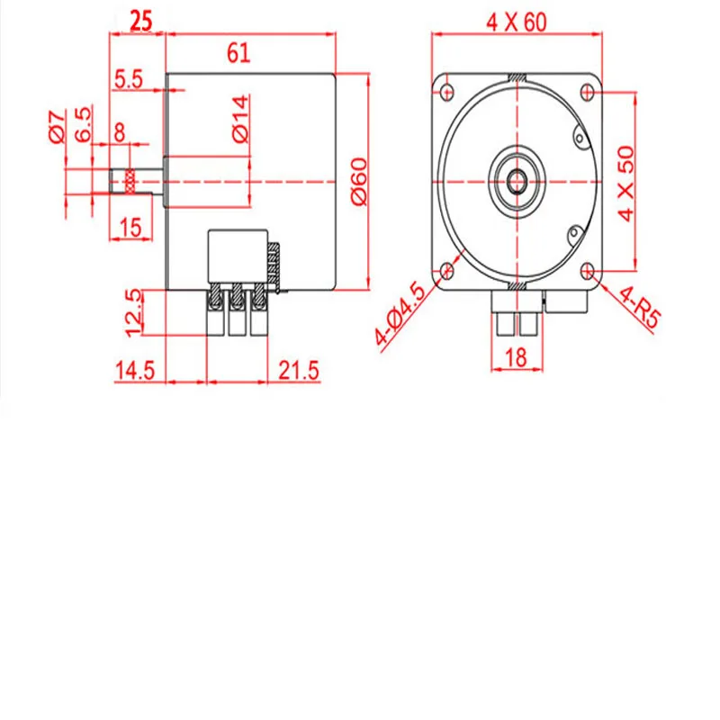 60KTYZ permanent magnet synchronous motor/gear motor/14w 5/10/20/50RPM220V motor | Обустройство дома