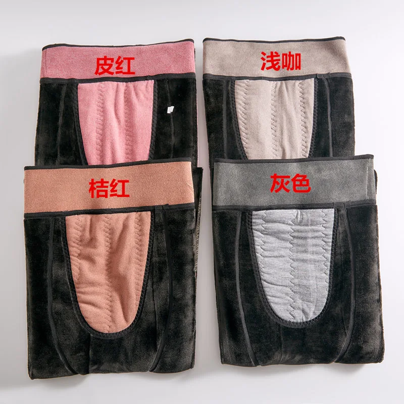

500G Thickening Leggings Pink Super Thick Leggings Cashmere Warm pants 2018 NEW Winter Women Leggins push up