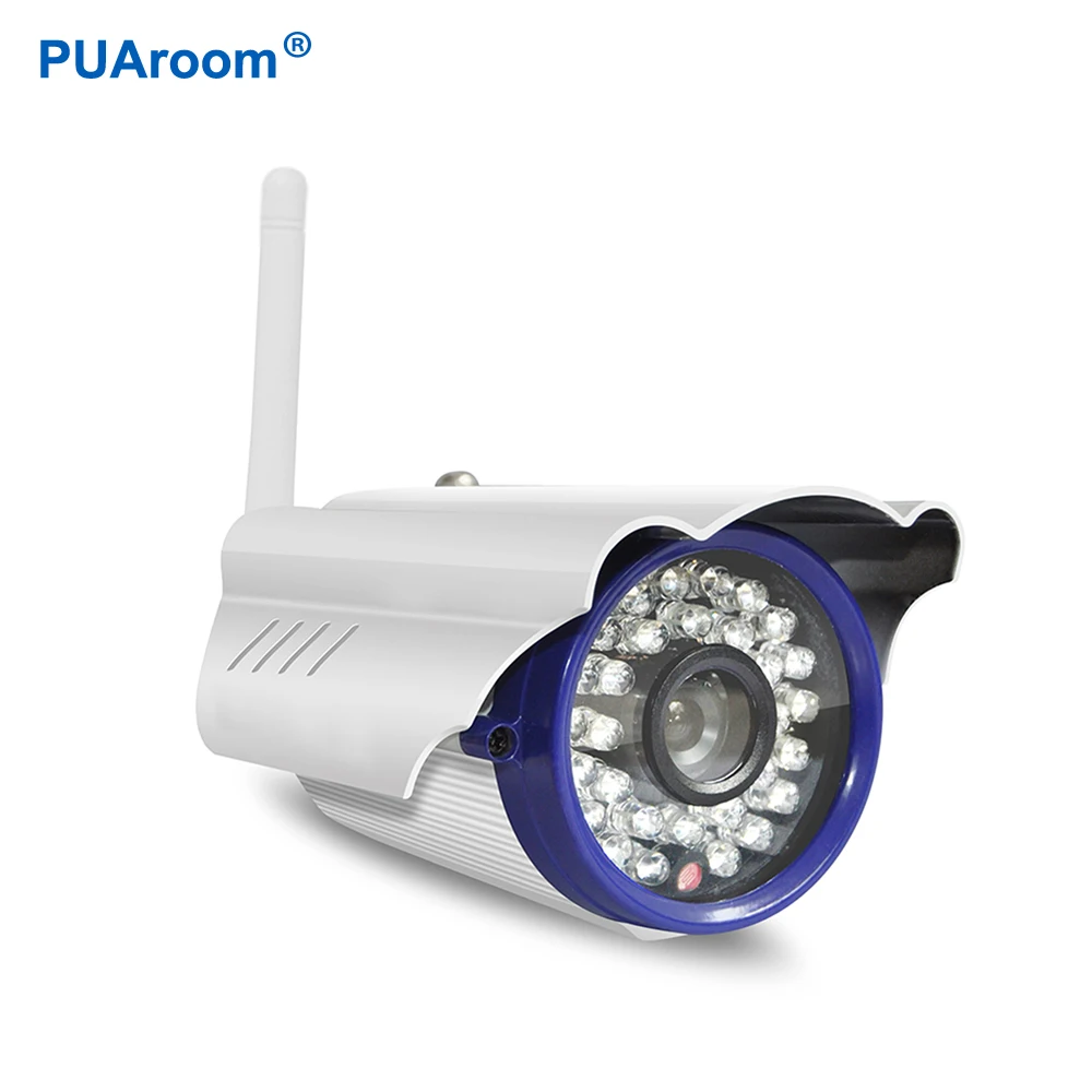 Беспроводная цилиндрическая ip-камера видеонаблюдения PUAroom 720p HD домашняя уличная