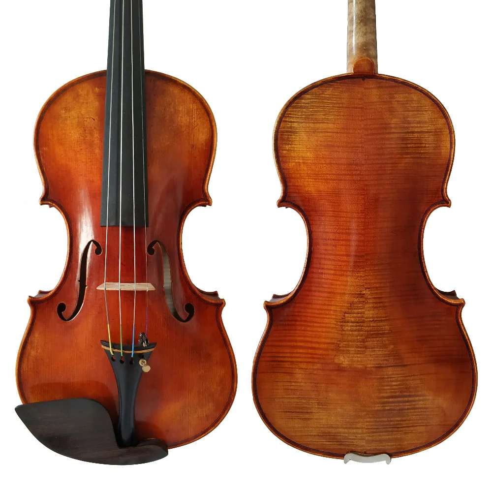 Бесплатная доставка копия Guarneri del Gesu 1742 100% ручной работы масляный лак скрипка FPVN05