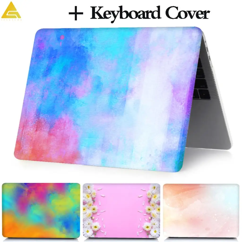 Чехол для ноутбука Macbook Air 13 Pro Retina 11 12 15 3 сенсорная панель mac book Touch ID A1932 2018 + чехол