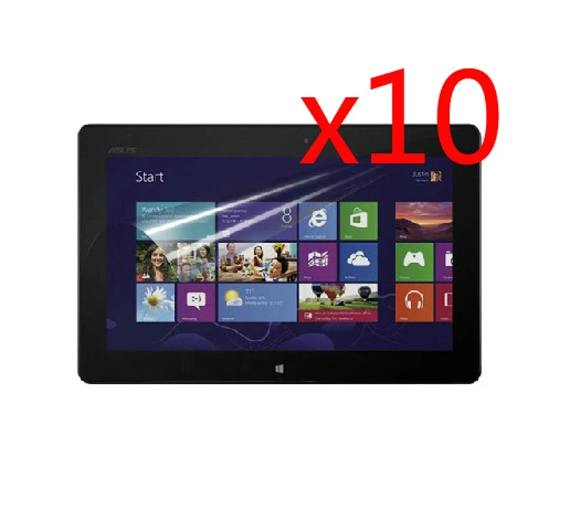 10 шт./лот прозрачная защитная пленка для ЖК-экрана Защитная ASUS Win8 VivoTab RT TF600T TF600