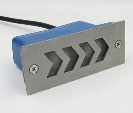 Оптовая цена 2 Вт IP68 Светодиодный светильник для лестниц/шагов утопленная Крытая