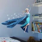 Детский рост DIY стикер замороженные принцессы свиток головоломка детская комната декоративные стикеры мультфильм пегатины дети enfant