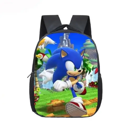 12 дюймов Super Mario Bros Sonic Boom Hedgehogs школьные сумки для детского сада книг Детская сумка