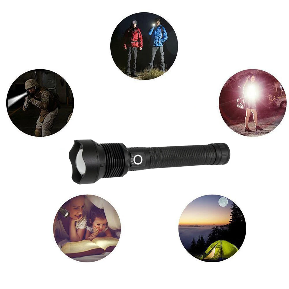 Xhp70.2 самый мощный флэш-светильник usb Zoom led факелы xhp70 18650 или 26650 батарея лучший кемпинг открытый светильник