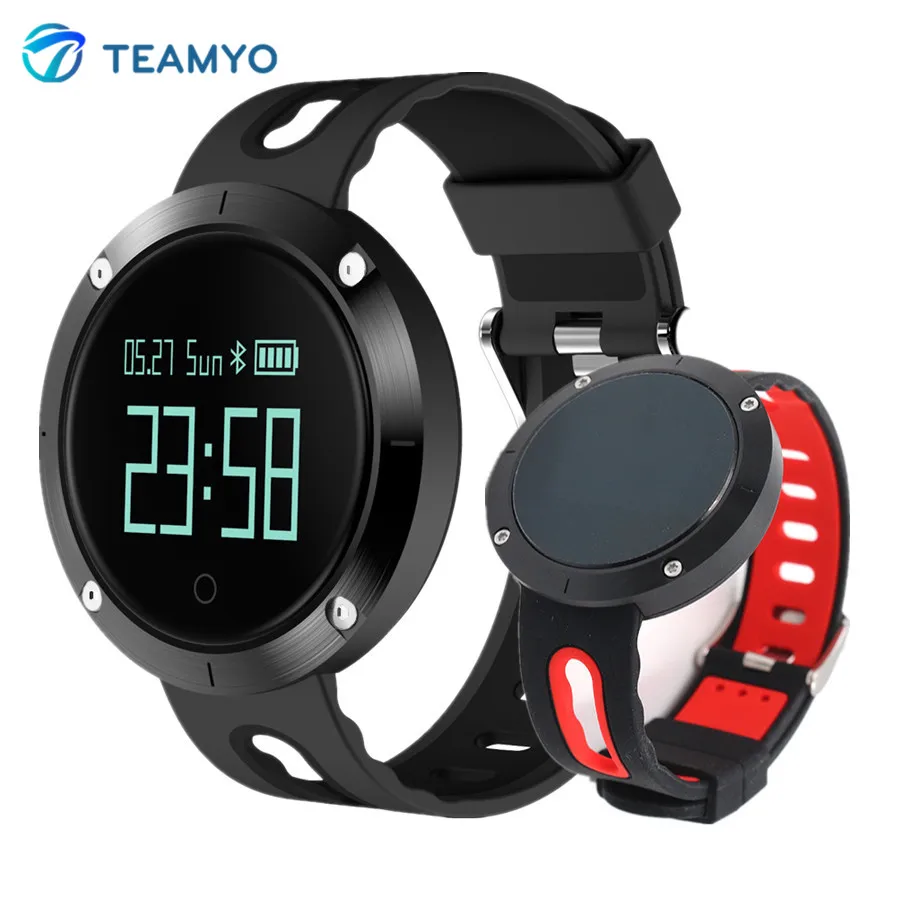 Teamyo DM58 Smart Wristband Blood Pressure Watch Heart Rate Fitness Tracker Bracelet IP68 Waterproof Smartband for Phone | Электроника