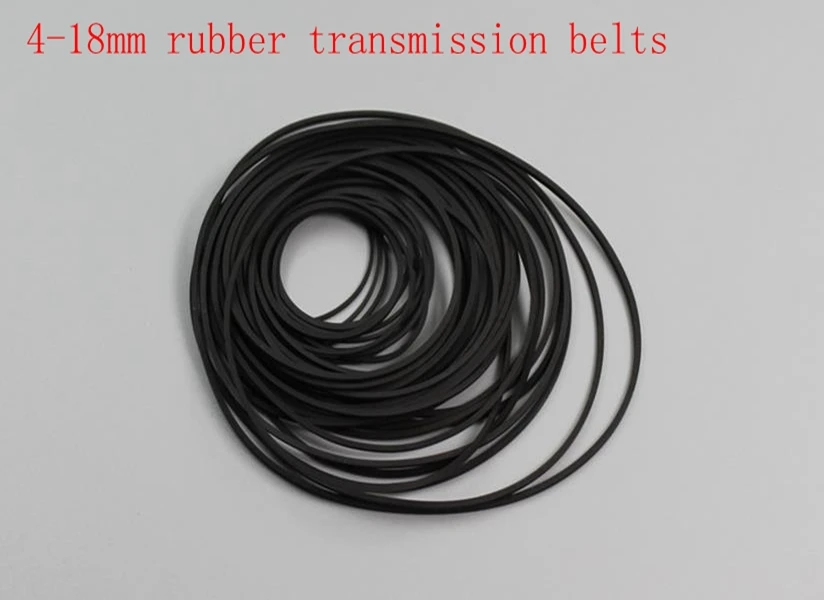 2 packs Rubber Transmission Belts Drive Belt Pulley DIY Toy Accessories | Игрушки и хобби