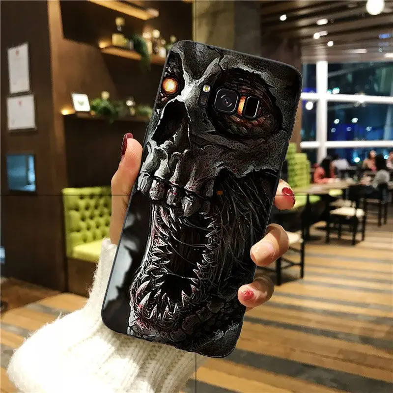 A9 Babaite Grim Reaper Череп Скелет популярный дизайн чехол для GALAXY s7 edge s8 plus s9 plus s5 s6 edge - Цвет: A9