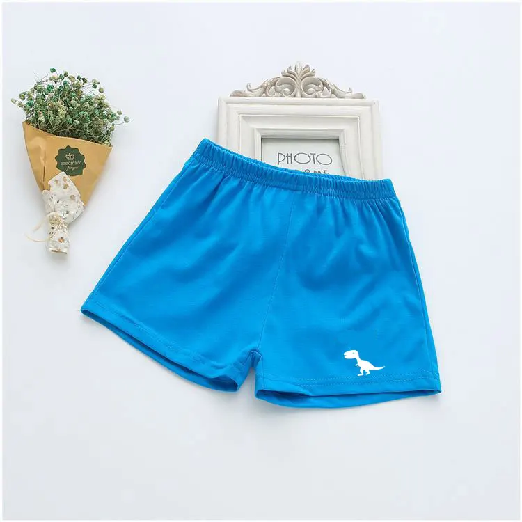 Летняя одежда для маленьких мальчиков и девочек шорты 10 видов цветов хлопковые