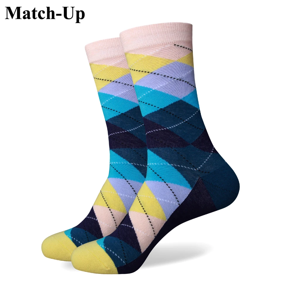 

Match-Up men colorful combed cotton socks 273