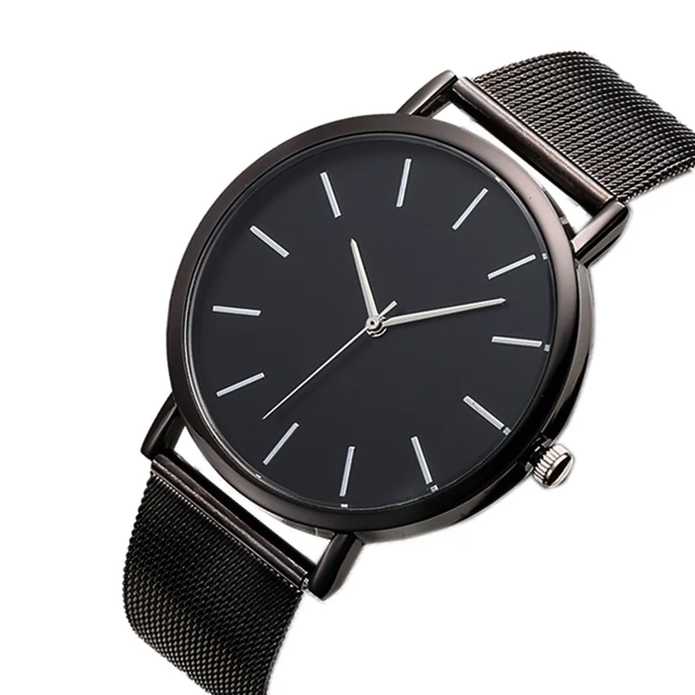 Часы мужские кварцевые простые водонепроницаемые деловые аналоговые цифровые