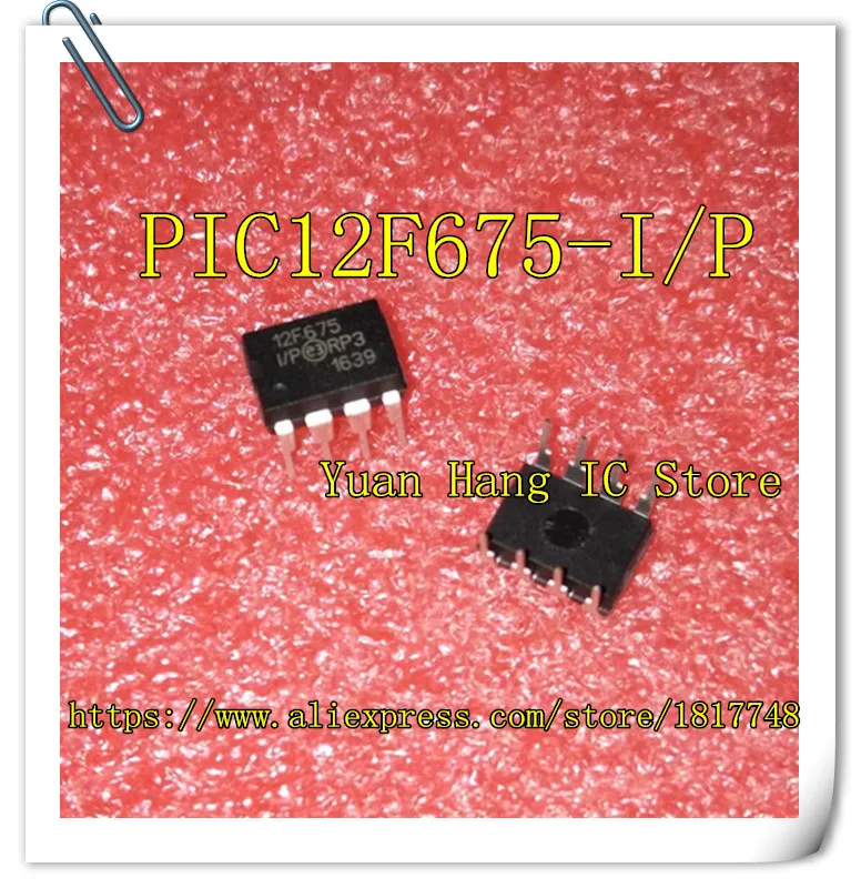 10 шт./лот PIC12F675 I/P 12F675 DIP 8 микроконтроллер CHIP IC|Аксессуары для батарей и ЗУ| |