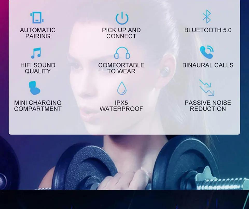 FGCLSY Новинка USB зарядка мини беспроводные Bluetooth наушники для автомобиля bluetooth V5.0 Спортивная беспроводная гарнитура с микрофоном для iPhone XR