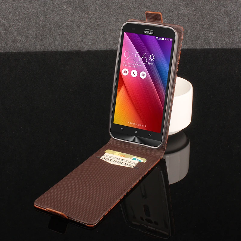 Мультфильм девушка Coque ПТУ чехол накладка из искусственной кожи для Asus Zenfone2 лазер