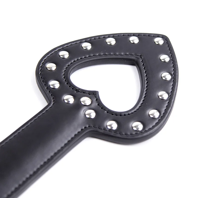 Heart Shape SM Flogger Whip Spanking Paddle Beat Submissive Slave Game Fetish Black BDSM Torture Gear Sex Toy | Красота и здоровье