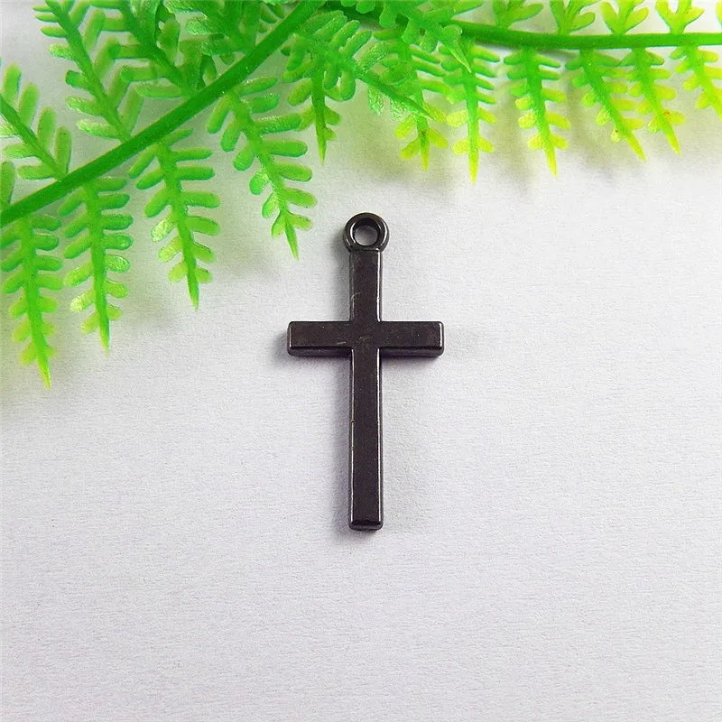 GraceAngie 20PCS Gun Black Religion Crosses Jewelry Making Charm Alloy Handmade Finding Pendant Accessory Bracelet Simple Design | Украшения
