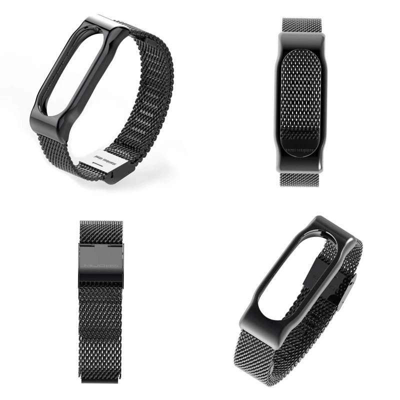 Mi Джобс ремешок для Xiaomi mi Band 2 металл или кожа band аксессуары | Электроника