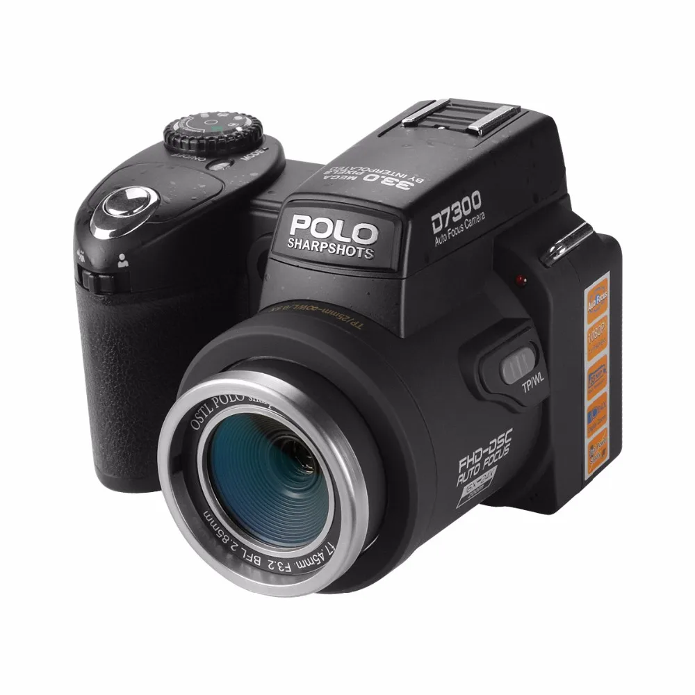 Цифровая видеокамера Polo sharpshot/PROTAX D7300 33 МП 24X оптический зум автофокус