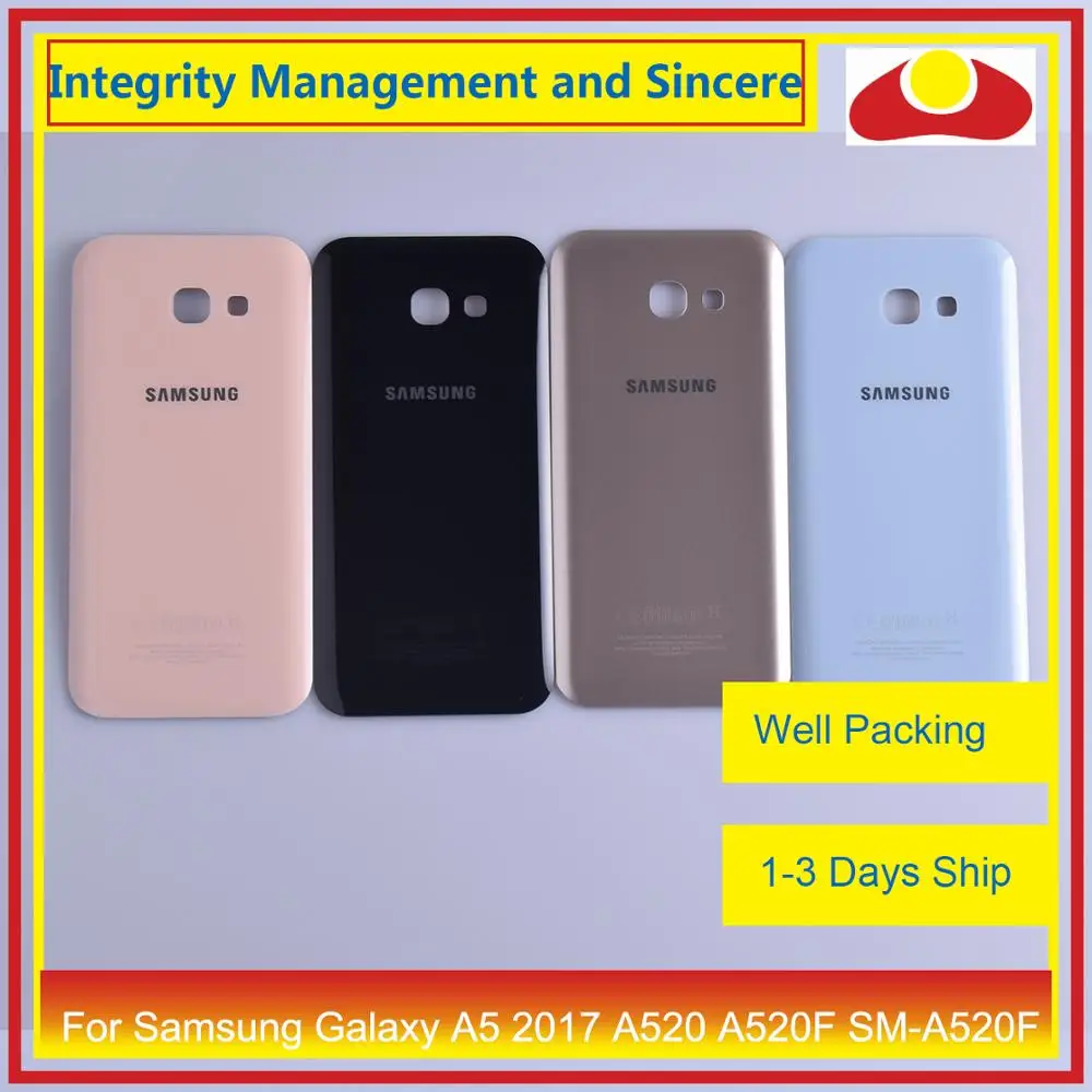 Оригинальный чехол для Samsung Galaxy A5 2017 A520 A520F задняя крышка батарейного отсека