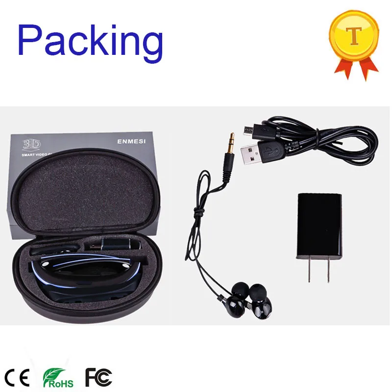 2017 модные Android 5 1 1080P умные виртуальные очки с широким углом обзора экрана для